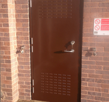 Fire rated Louvre doors