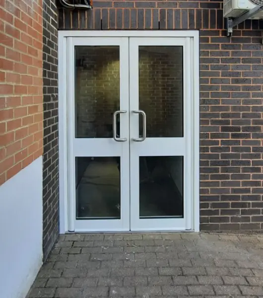 Glazed Aluminium Security Doors