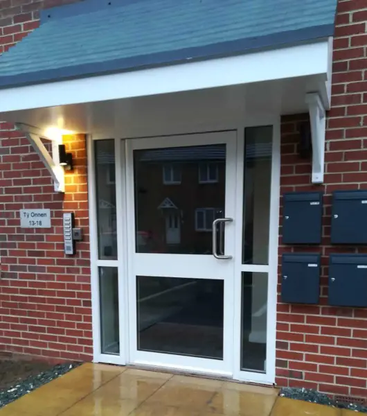Glazed Aluminium Security Doors