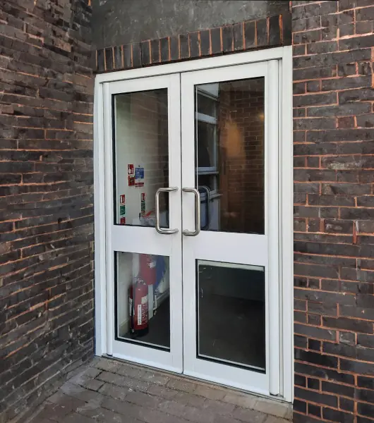 Glazed Aluminium Security Doors