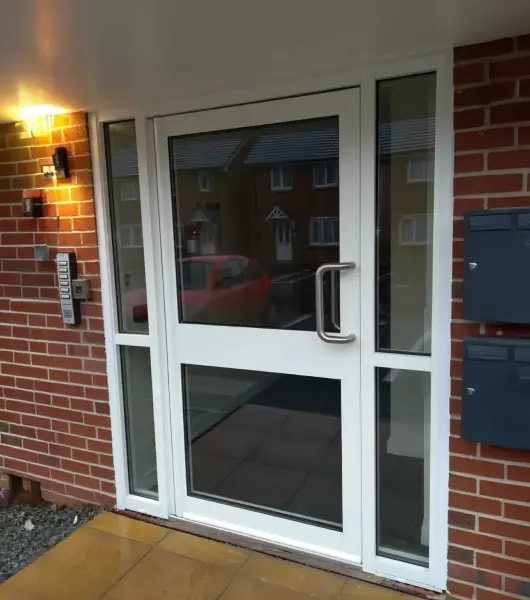 Glazed Aluminium Security Doors