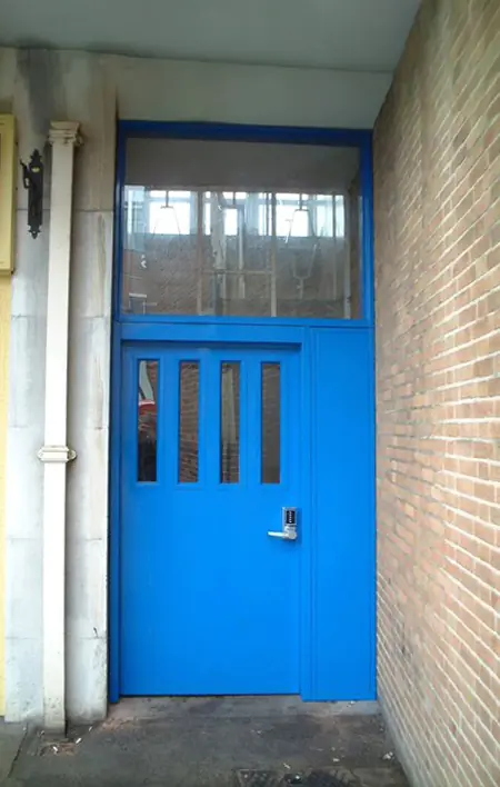 communal secured by design doors