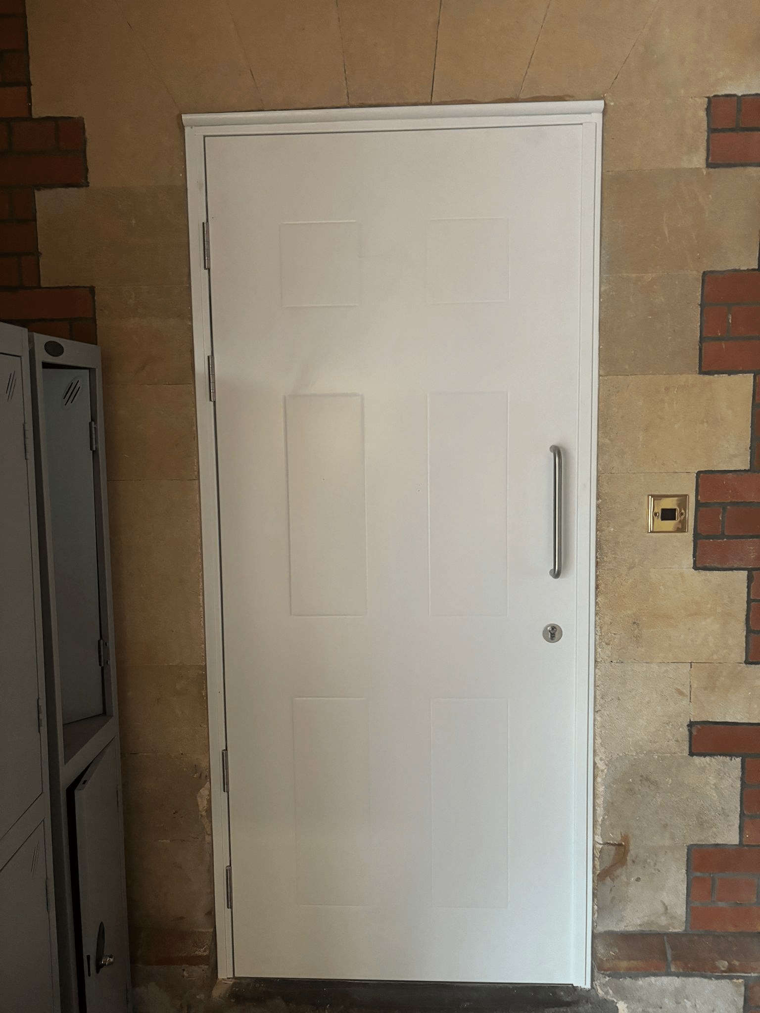 Steel security doors