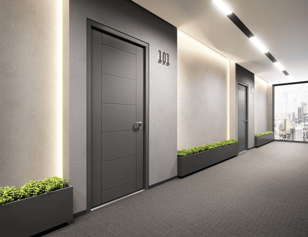 Steel security doors for home