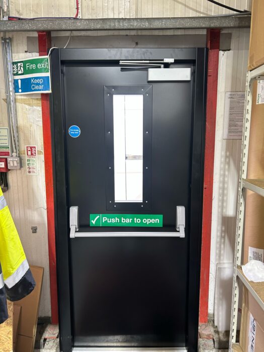 Demon Fire Exit Doors