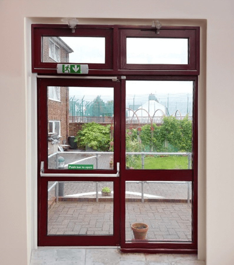 Fire exit door