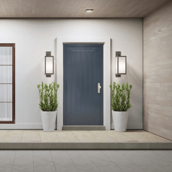 Security exterior door