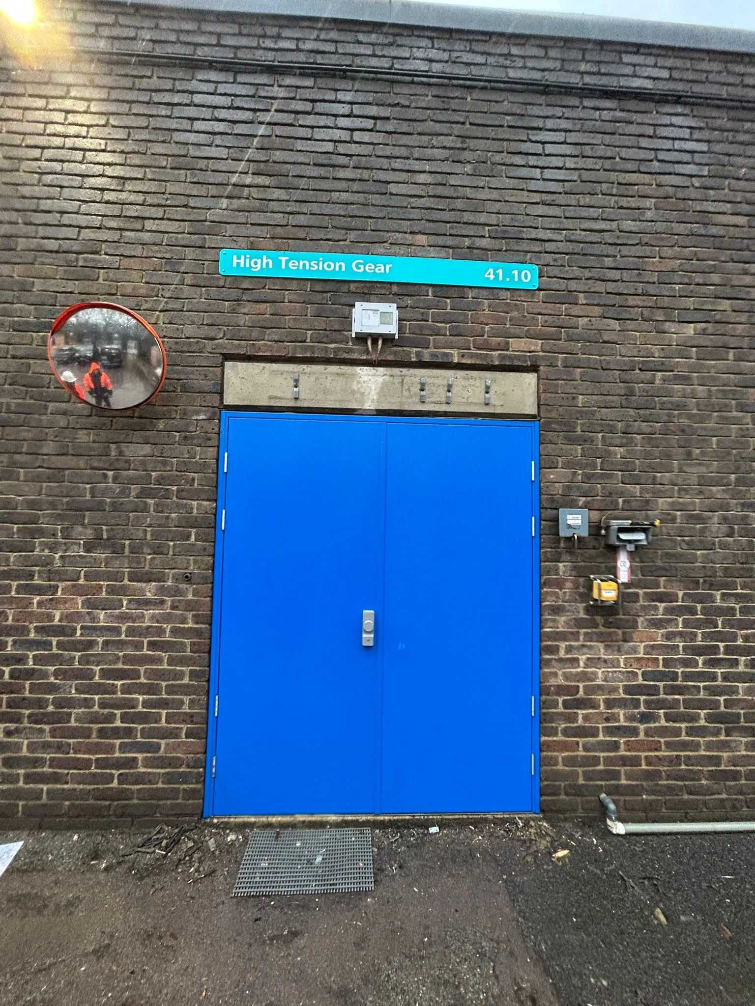 Installed Demon Defender steel plant room doors