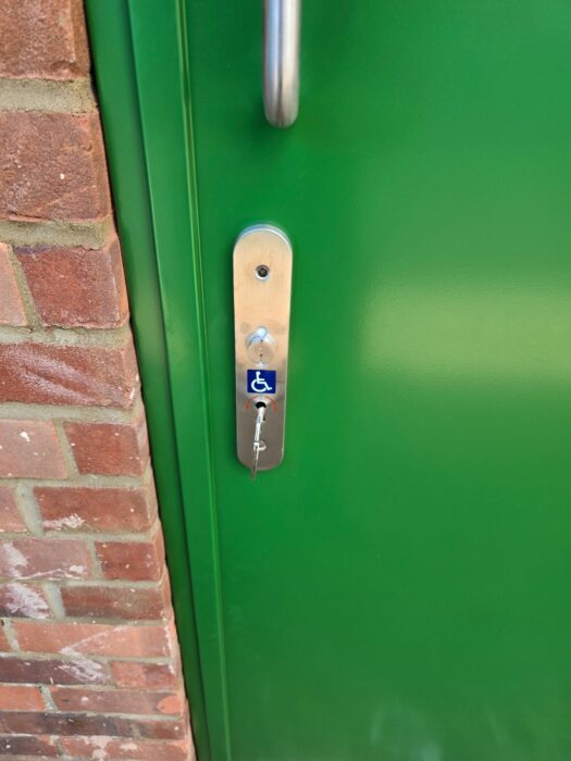 heavy-duty toilet doors