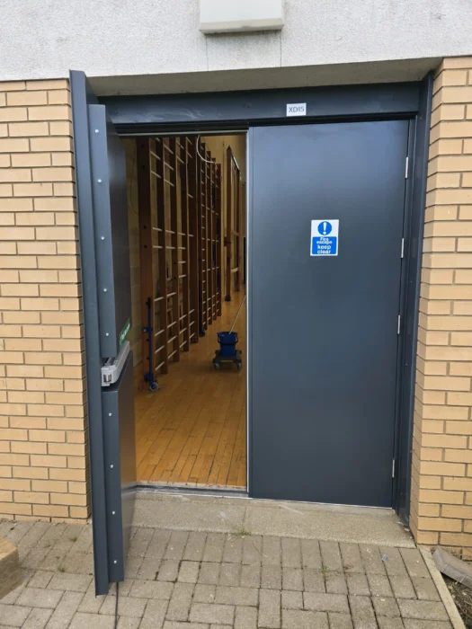 durable educational sports hall doors