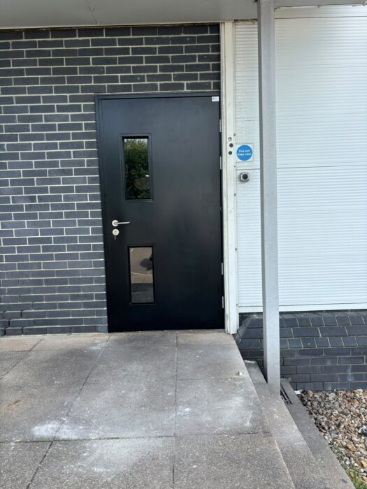 Defender Entrance Steel Door Installation