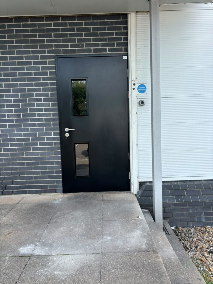 Defender Entrance Steel Door Installation